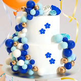 SUGAR SISTERS - Navy, Light Blue,Gold & White Cake Ball Set Pk 32