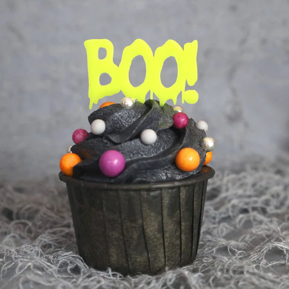 Boo Cupcake Toppers Pk 6 - SWEET STAMP