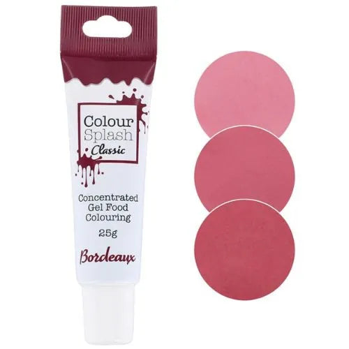 Bordeaux Colour Splash Gel Paste 25g