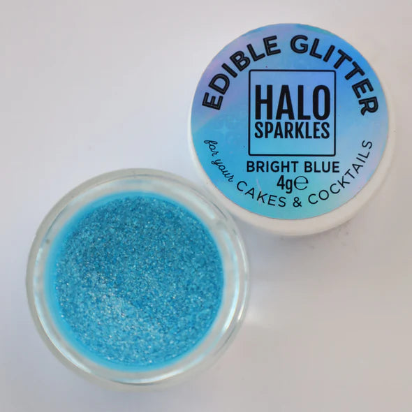 Edible Glitter Bright Blue 4g HALO