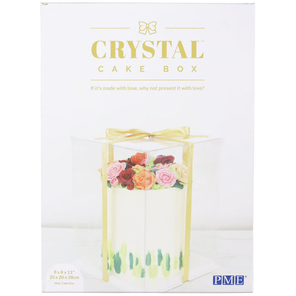 Crystal Cake Box 8" (15cm)