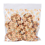Resealable Gingerbread Treat Bags Pk 24
