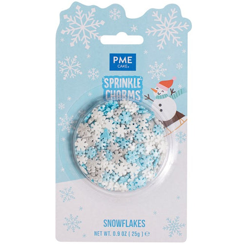 Snowflake Sprinkle Charms 25g