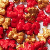 Festive Bow Sprinkle Charms 25g