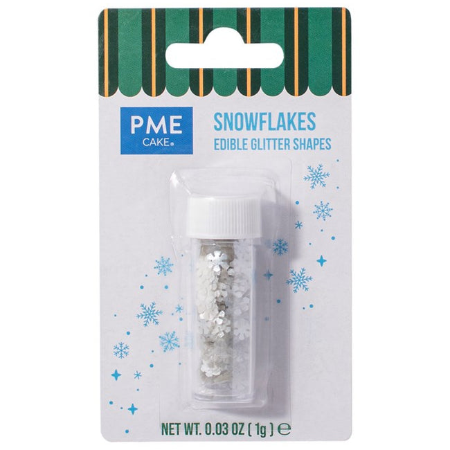 Christmas Snowflake  Edible Glitter 1g
