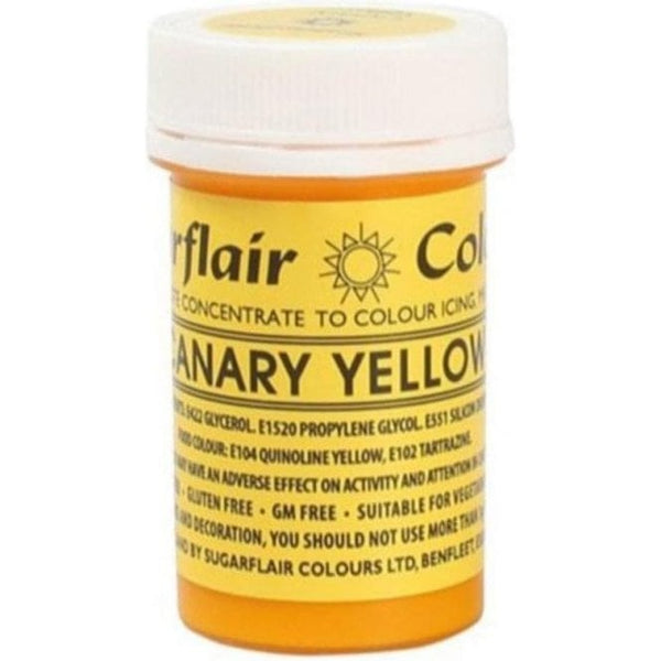 Canary Yellow SugarFlair Gel paste 25g