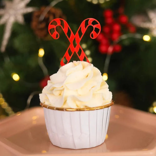 Candy Cane Toppers Pk 6 - SWEET STAMP