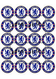 Chelsea Edible Toppers - (20 Toppers)