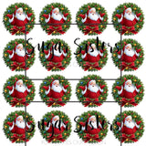 Classic Santa Claus Edible Toppers - (20 Toppers)