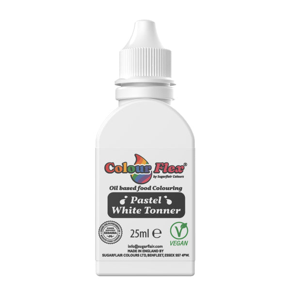 Sugarflair Colour Flex Oil Pastel Toner White 25ml