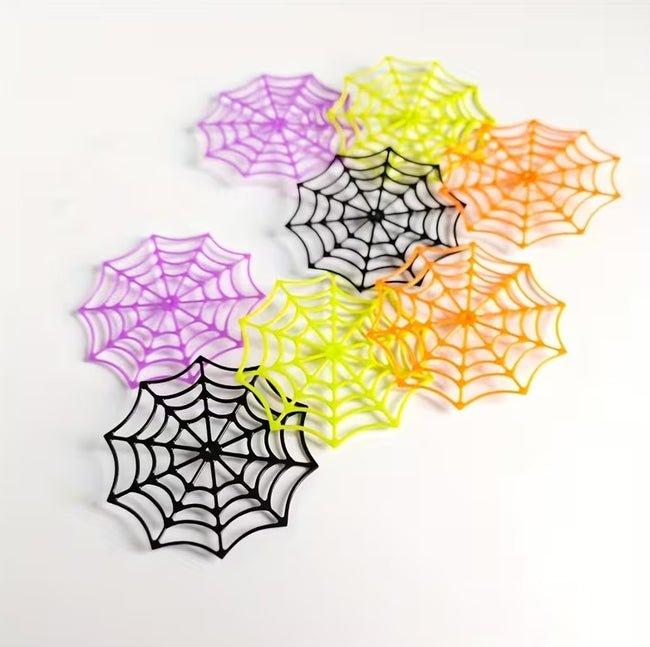 Sugar Sisters - Coloured Cobwebs Toppers Pk 10