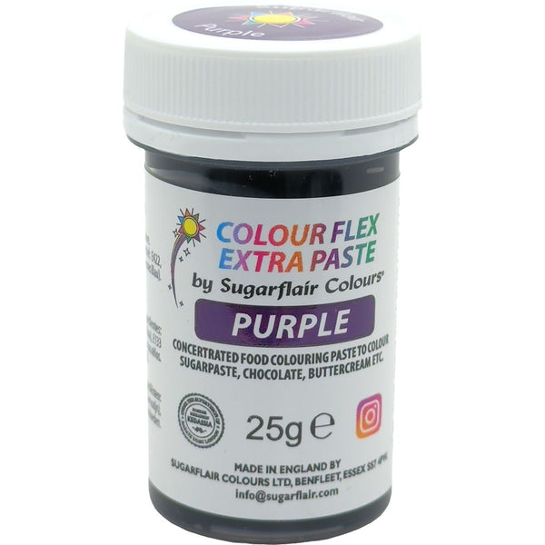 Purple SugarFlair Colourflex Gel paste 25g