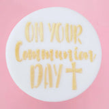 Mini On your Communion Day Stencil - SWEET STAMP