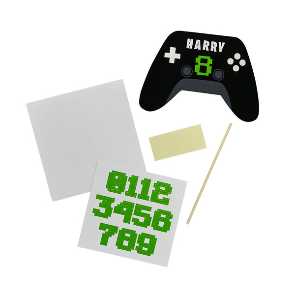 Game Controller Card Cake Topper