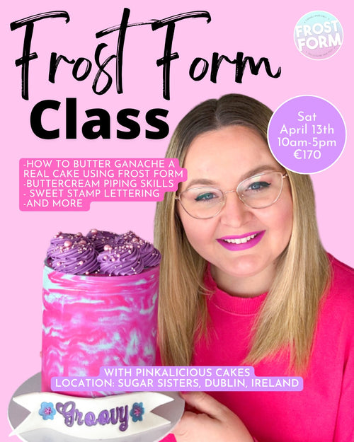 FROST FORM Cake Class Sat April 13th  (REAL CAKE)