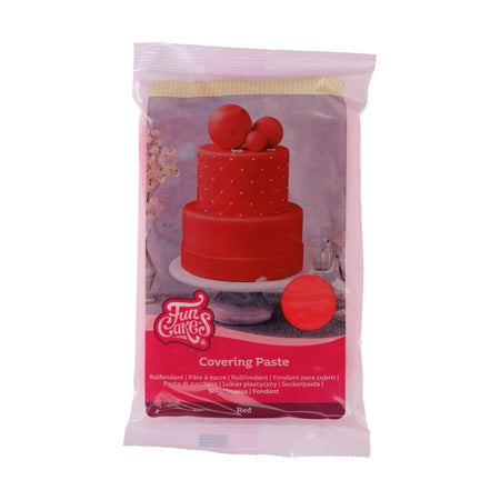 FunCakes Sugar Paste Ruby Red 250g