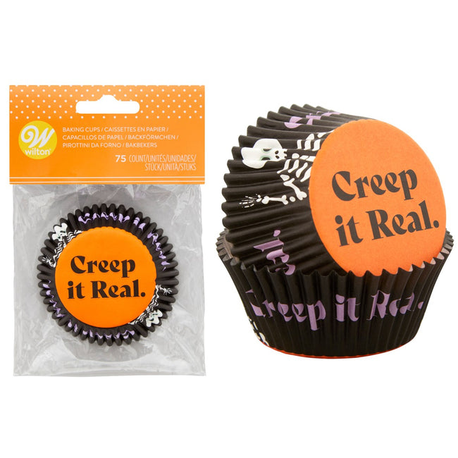 Creep it Real Cupcake Cases Pk 75