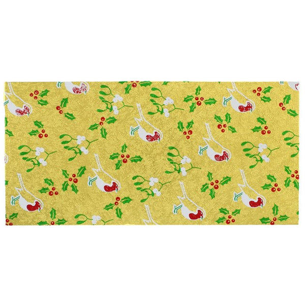 Gold Robin Log Card 8" x 4"