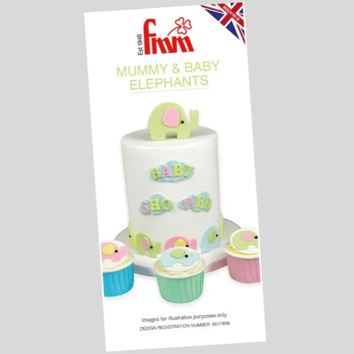 FMM Mummy and Baby Elephant Cutters Set 2