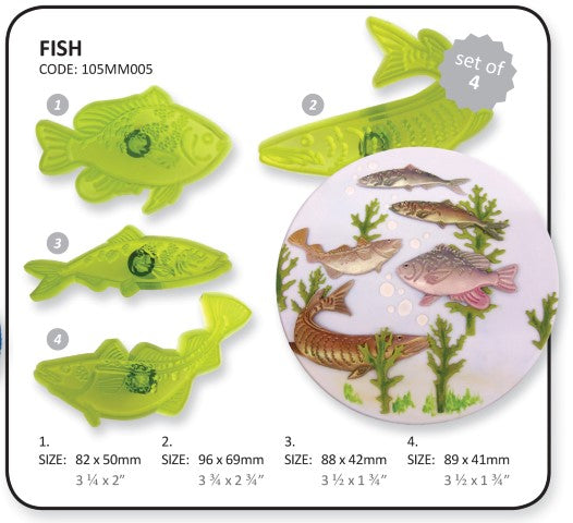 JEM Fish Cutters Set 4 – SugarSisters.ie