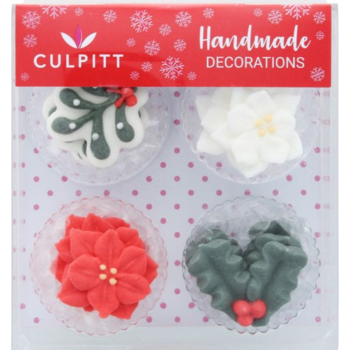 Festive Favourites Sugar Decorations Pk 12