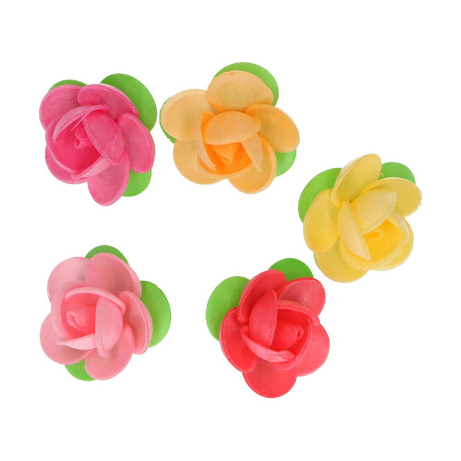 Edible Wafer Flowers Camilla Pk 5