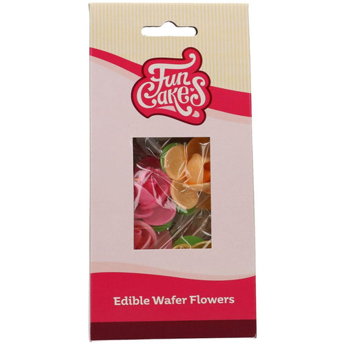 Edible Wafer Flowers Camilla Pk 5