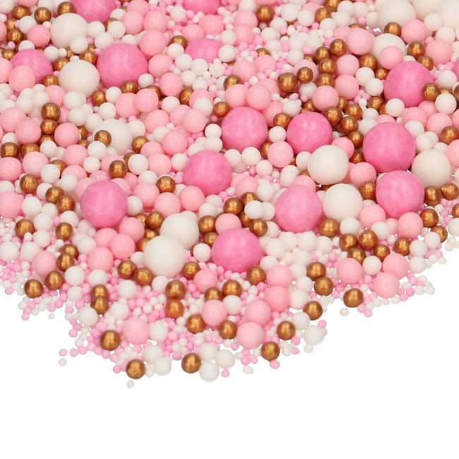 Pink Celebration Soft Pearls Mix 80g - FUNCAKES