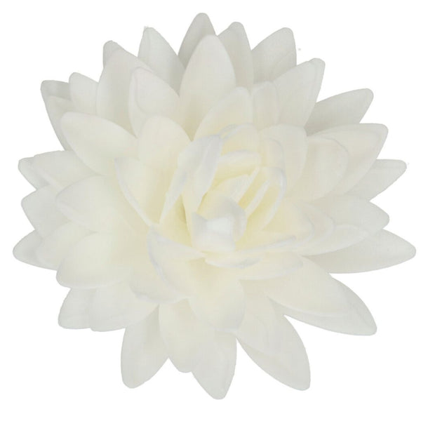 Wafer Flowers Deluxe Peony White Pk 1