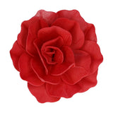 Wafer Flowers Deluxe Rose Pastella Red Pk 1