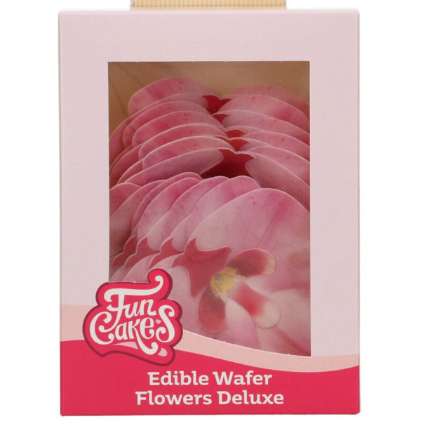 Wafer Flowers Deluxe Orchid Pink Pk 10
