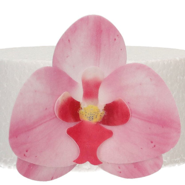 Wafer Flowers Deluxe Orchid Pink Pk 10