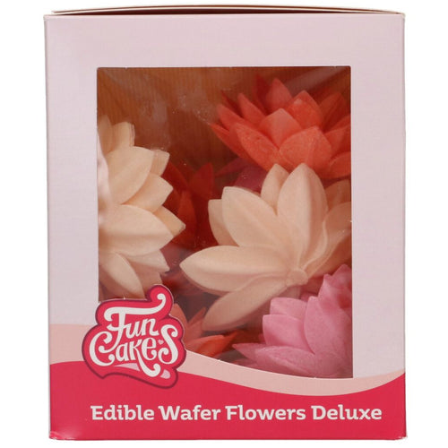 Wafer Flowers Deluxe Lotus Asstd Pk 10
