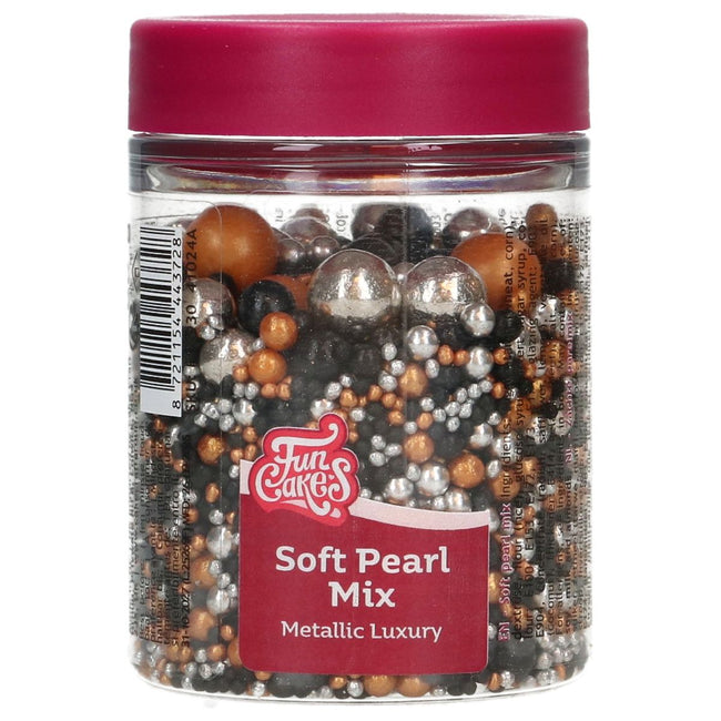 Metallic Luxury Soft Pearls Mix 80g - FUNCAKES
