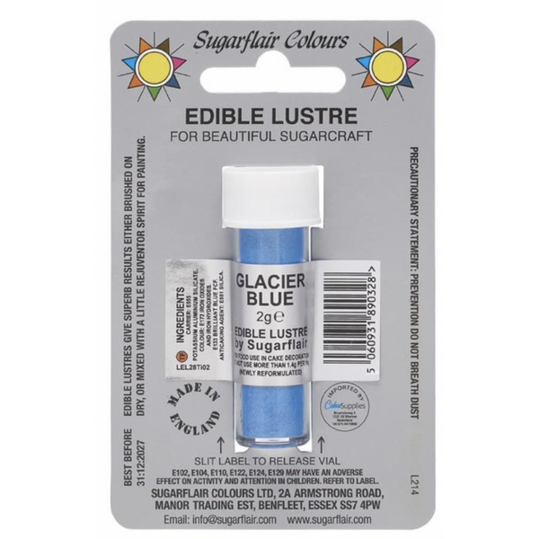 Edible Lustre Glacier Blue 2g