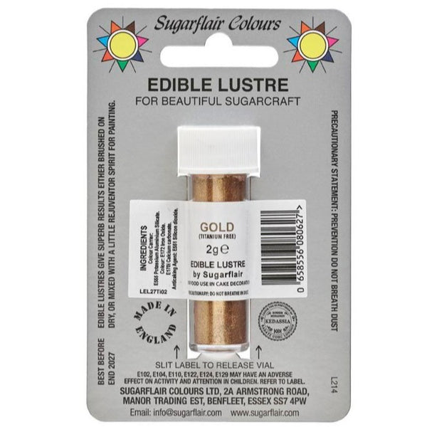 Edible  Lustre Gold 2g