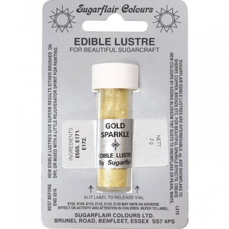 Dark Gold SugarFlair Colourflex Metallic Paint 25g