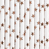 Gold Star Straws Pk 10