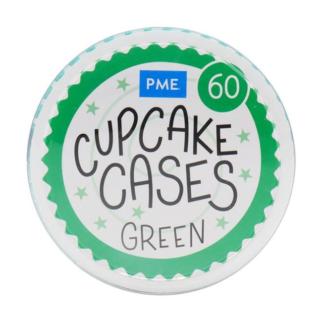 Cupcake Cases Green Pk 60 PME