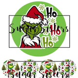 Grinch Ho Ho Ho Edible Toppers -  (1 x 6