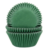 Dark Green  Cupcake Cases Pk 50 HOM