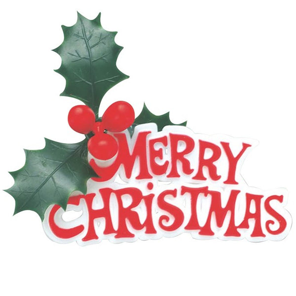 Holly and Merry Christmas Motto