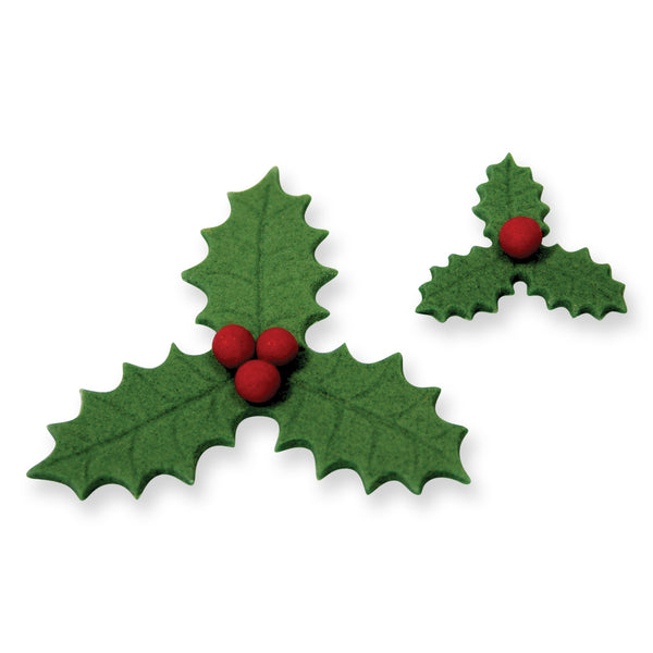 PME Three Leaf Holly Cutter Set 2