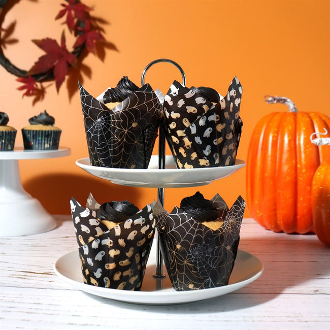 Spooky Night Tulip Cases Pk 24