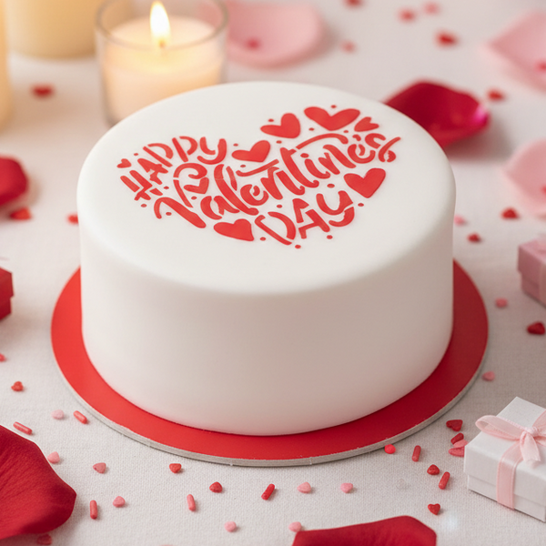 Mini/Bento Happy Valentines Day Hearts Stencil - SWEET STAMP