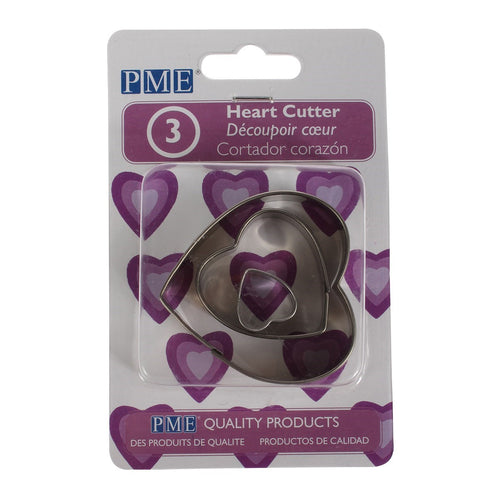 PME Heart Cutter 3 Pc