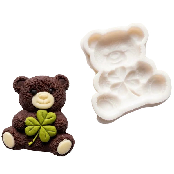 SUGAR SISTERS - Bear with Shamrock Mould