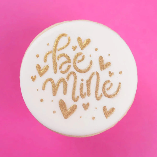 Mini Be Mine Stencil - SWEET STAMP