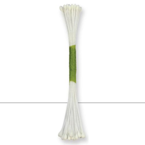 MEDIUM STAMENS WHITE 50pk JEM