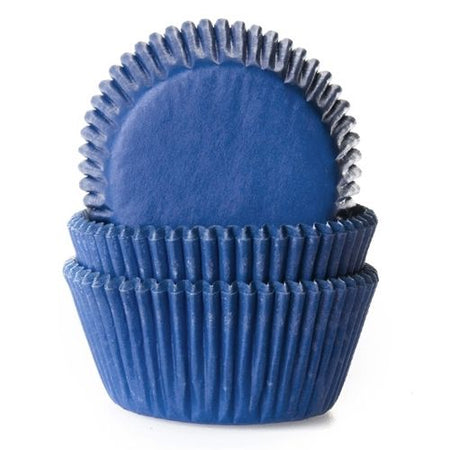 Cupcake Cases Assort Blue Pk 75 HOM